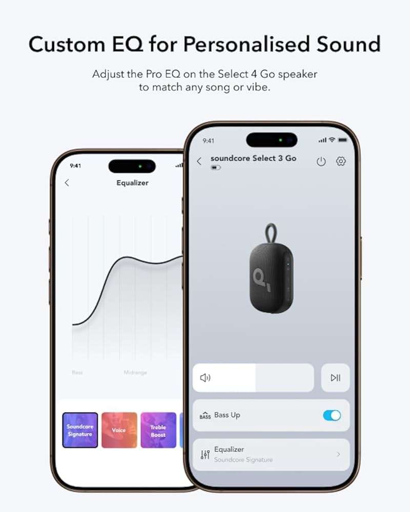 Soundcore Select 4 Go Bluetooth Shower Speaker by Anker, IP67 Waterproof/Dustproof, Ultra-Portable Speaker, Wireless, 20H Playtime, Floatable, Powerful Sound, Electronics for Outdoors/Home/Travel - Image 7