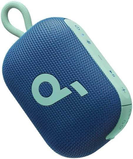 soundcore Select 4 Go Bluetooth Shower Speaker by Anker, IP67 Waterproof/Dustproof, Portable Wireless Speaker, 20H Playtime, Floatable, Powerful Sound, Electronics for Outdoors/Home/Office/Travel-Blue - Product Image