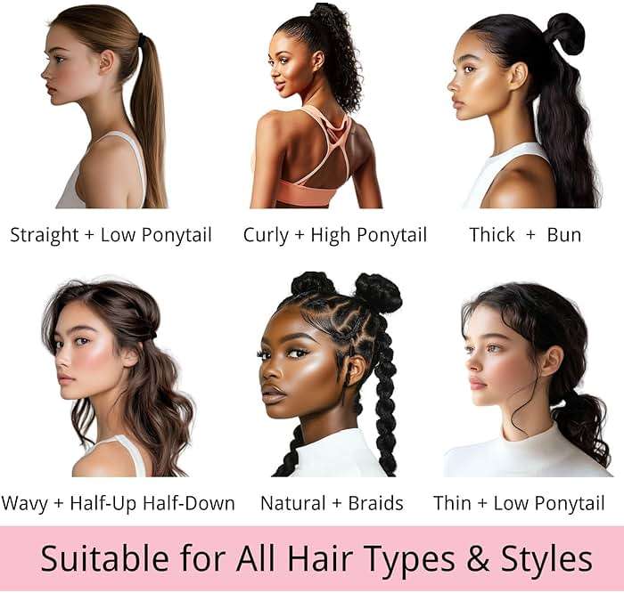 LuSeren 120PCS Soft Hair Ties for Women – No Damage Ouchless Nylon Hair Accessories, Seamless Fabric Ponytail Holders for Daily Use (Natural Colors) - Image 5