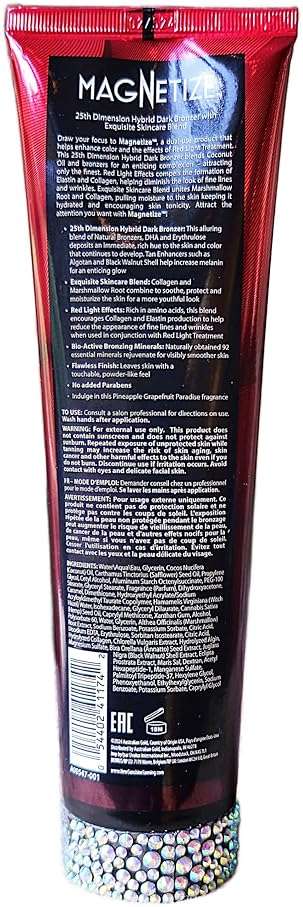 Australian Gold Magnetize 25th Dimension Hybrid Bronzer Tanning Lotion, 10 fl. oz, Red - Image 3