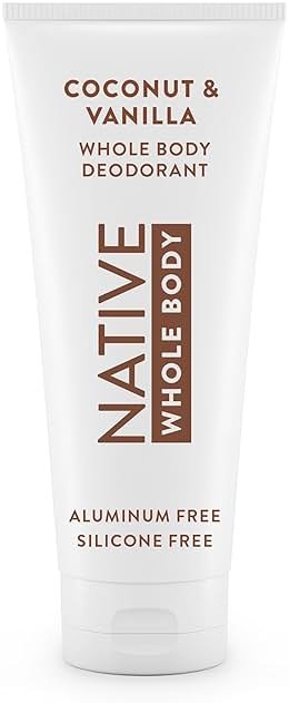 Native Whole Body Deodorant Cream Contains Naturally Derived Ingredients, Deodorant for Women & Men | 72 Hour Odor Protection, Aluminum Free with Coconut Oil and Shea Butter | Coconut & Vanilla - Product Image