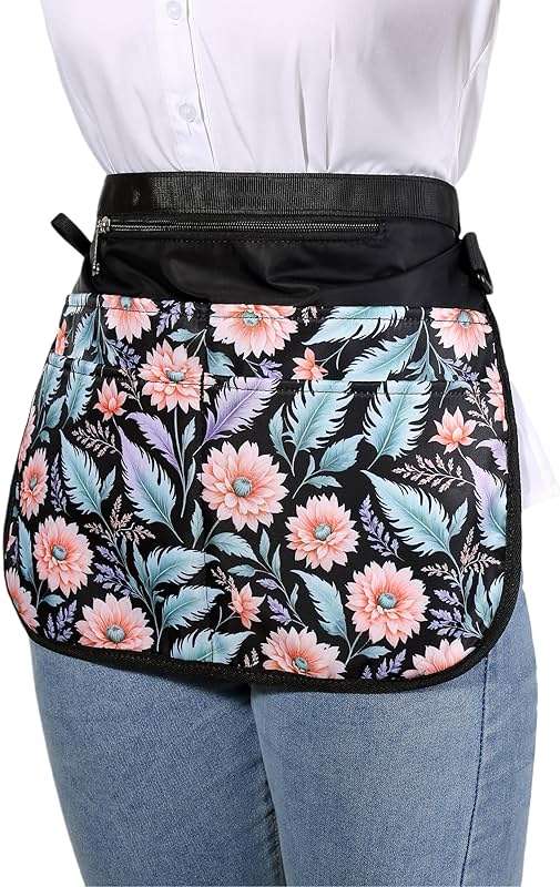 Bafelia Small Size Cleaning Caddy Apron for Women with 5 Pockets, Professional Waterproof Cleaning Supplies for Housekeepers - Image 4