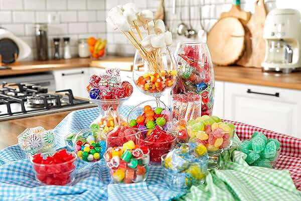 Sarah's Candy Factory 4.5 Lbs in Jar - Assorted 1 Inch Gumballs in Jar - 24 mm - Image 6