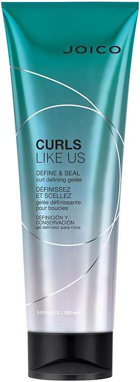 Joico Curls Like Us Define & Seal Curl Defining Gelee | For Curly Hair | Reduce Frizz | Medium Hold | Heat Protection up to 450°F | With Moringa Seed & Algae Oil | 8.5 Fl Oz - Image 1