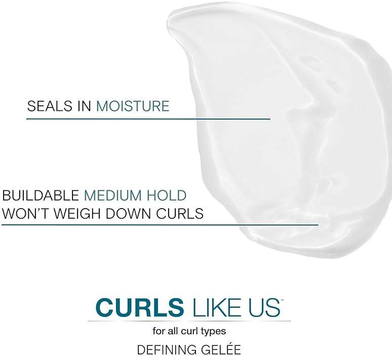 Joico Curls Like Us Define & Seal Curl Defining Gelee | For Curly Hair | Reduce Frizz | Medium Hold | Heat Protection up to 450°F | With Moringa Seed & Algae Oil | 8.5 Fl Oz - Image 6