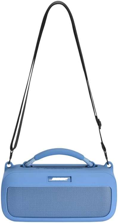 Bose SoundLink Max Silicone Case Cover - Portable Speaker Case for Mountaineering, Hiking, Outdoor Travel & Carrying - Compatible with Bose Speaker - Blue - Image 1