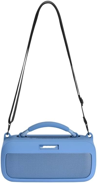 Bose SoundLink Max Silicone Case Cover - Portable Speaker Case for Mountaineering, Hiking, Outdoor Travel & Carrying - Compatible with Bose Speaker - Blue - Product Image