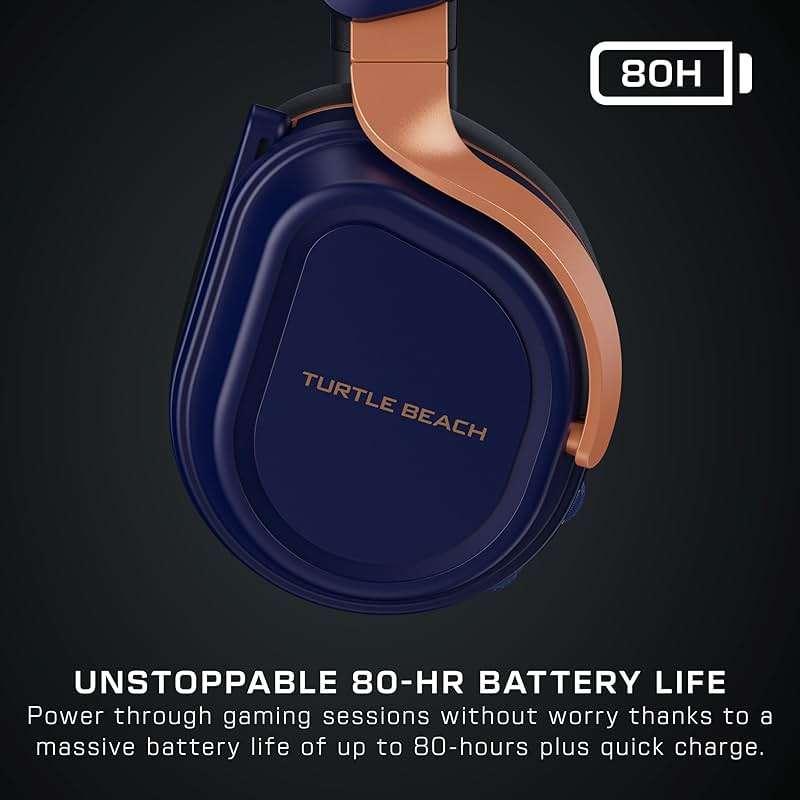 Turtle Beach Stealth 700 Gen 3 Wireless Multiplatform Amplified Gaming Headset for Xbox Series X|S, Xbox One, PC, PS5, Mobile – 60mm Drivers, AI Noise-Cancelling Mic, Bluetooth, 80-Hr Battery – Cobalt - Image 6