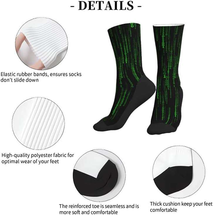 Geek Men's Novelty Socks - Funny Socks For Men Crazy Socks For Men - Image 4