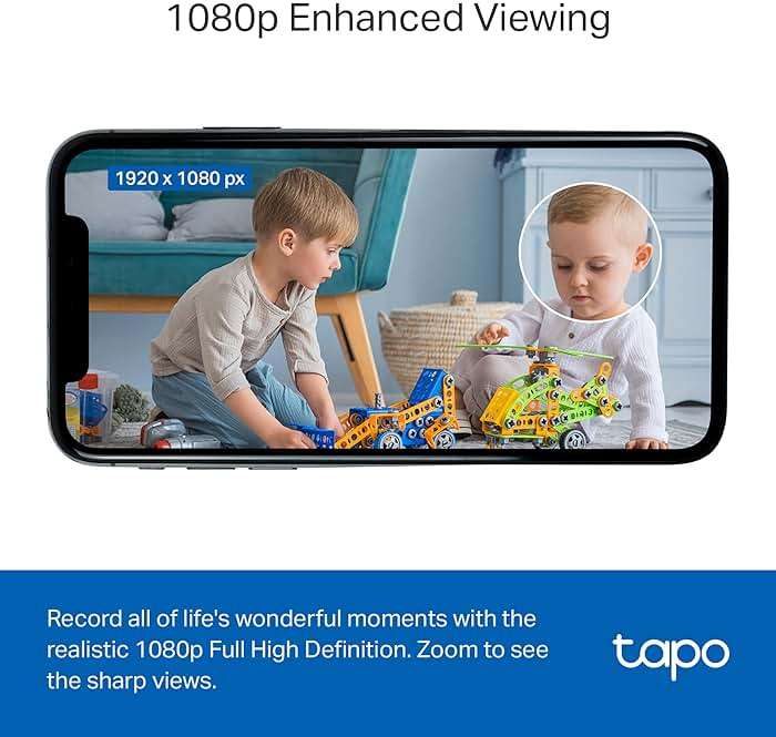 Tapo 1080P Indoor Security Camera for Baby Monitor, Pet Camera w/Motion Detection, 2-Way Audio, Night Vision, Cloud & SD Card Storage, Works w/Alexa & Google Home, Plug-in, C101 - Image 3