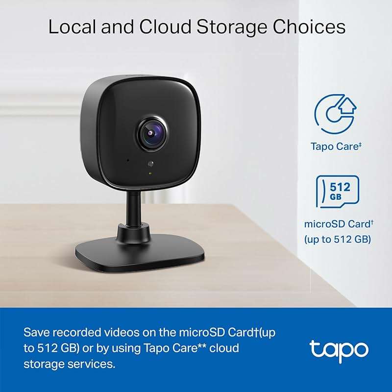 Tapo 1080P Indoor Security Camera for Baby Monitor, Pet Camera w/Motion Detection, 2-Way Audio, Night Vision, Cloud & SD Card Storage, Works w/Alexa & Google Home, Plug-in, C101 - Image 4
