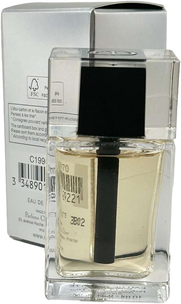 Dior HOMME Men MINI Perfume (travel size/small) Splash On 10 ML / 0.34 Fl Oz - Image 4