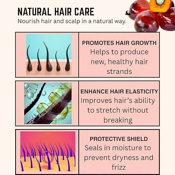 Allure Works 100% Unrefined Raw Batana Oil for Hair Growth Dr. Sebi, Organic from Honduras - Botana Oil Promotes Hair Growth, Thickness, and Prevents Hair Loss, Suitable for Men and Women. 4.05 oz - Image 4