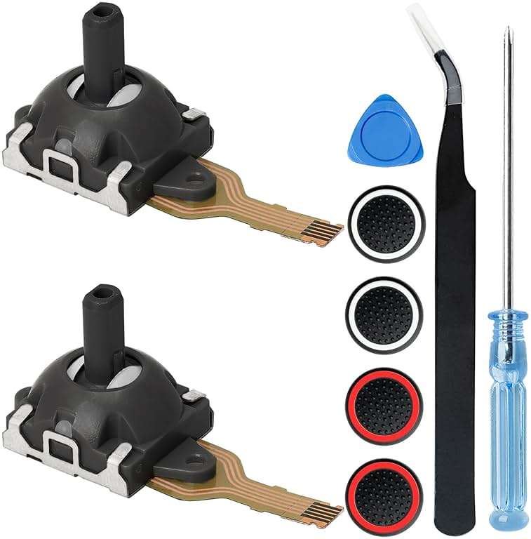 Sedicoca 2 Pack Hall Joystick Replacement for ROG Ally, Hall Joystick Compatible with ASUS ROG Ally Compatible with GPD WIN3 Handheld, Analog Stick Transducer Drift Repair Kit - Image 1
