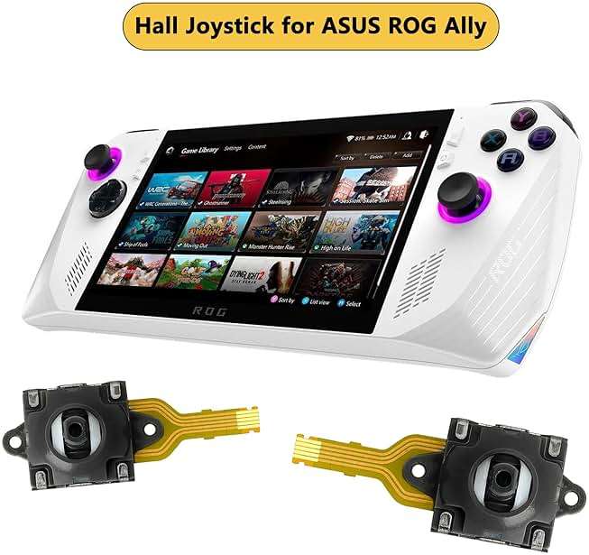 Sedicoca 2 Pack Hall Joystick Replacement for ROG Ally, Hall Joystick Compatible with ASUS ROG Ally Compatible with GPD WIN3 Handheld, Analog Stick Transducer Drift Repair Kit - Image 2