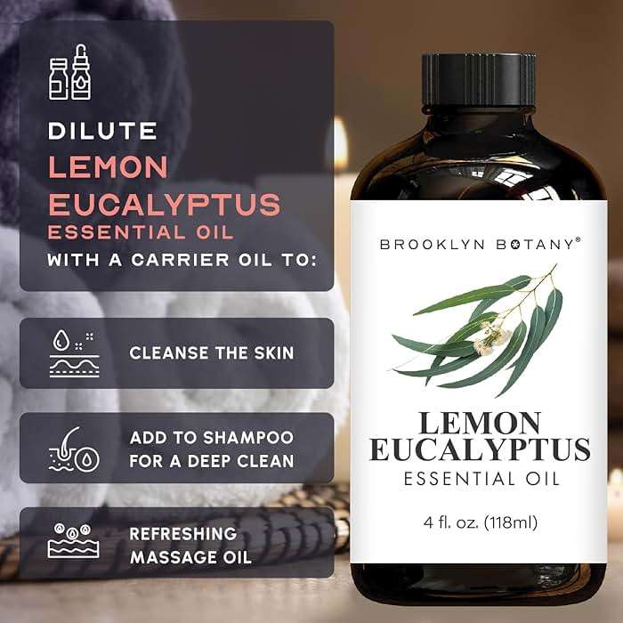 Brooklyn Botany Lemon Eucalyptus Essential Oil - Huge 4 Fl Oz - 100% Pure and Natural - Premium Grade with Dropper - for Aromatherapy and Diffuser - Image 6