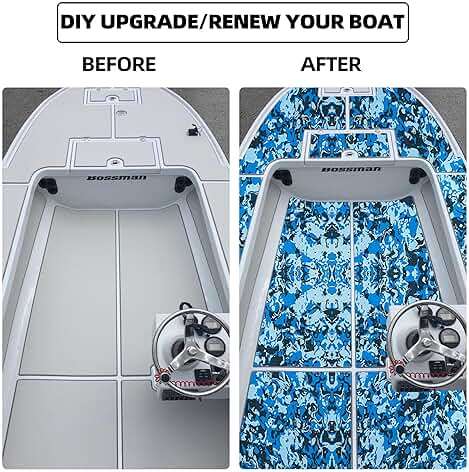 FOCEAN Boat Flooring EVA Foam Boat Decking Marine Flooring Brushed Texture Marine Mats for Jon Boats Bass Boat Kayak RV 94.5" x47.2"/ 23.6"/15.7" - Image 6