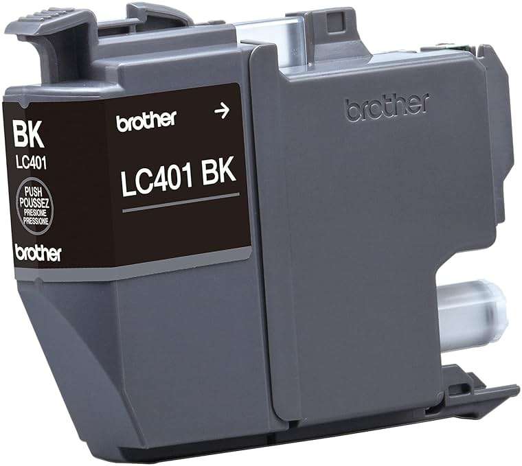 Brother Ink Cartridge, Black, LC401BK, Standard Yield | Pack of 2 - Image 9