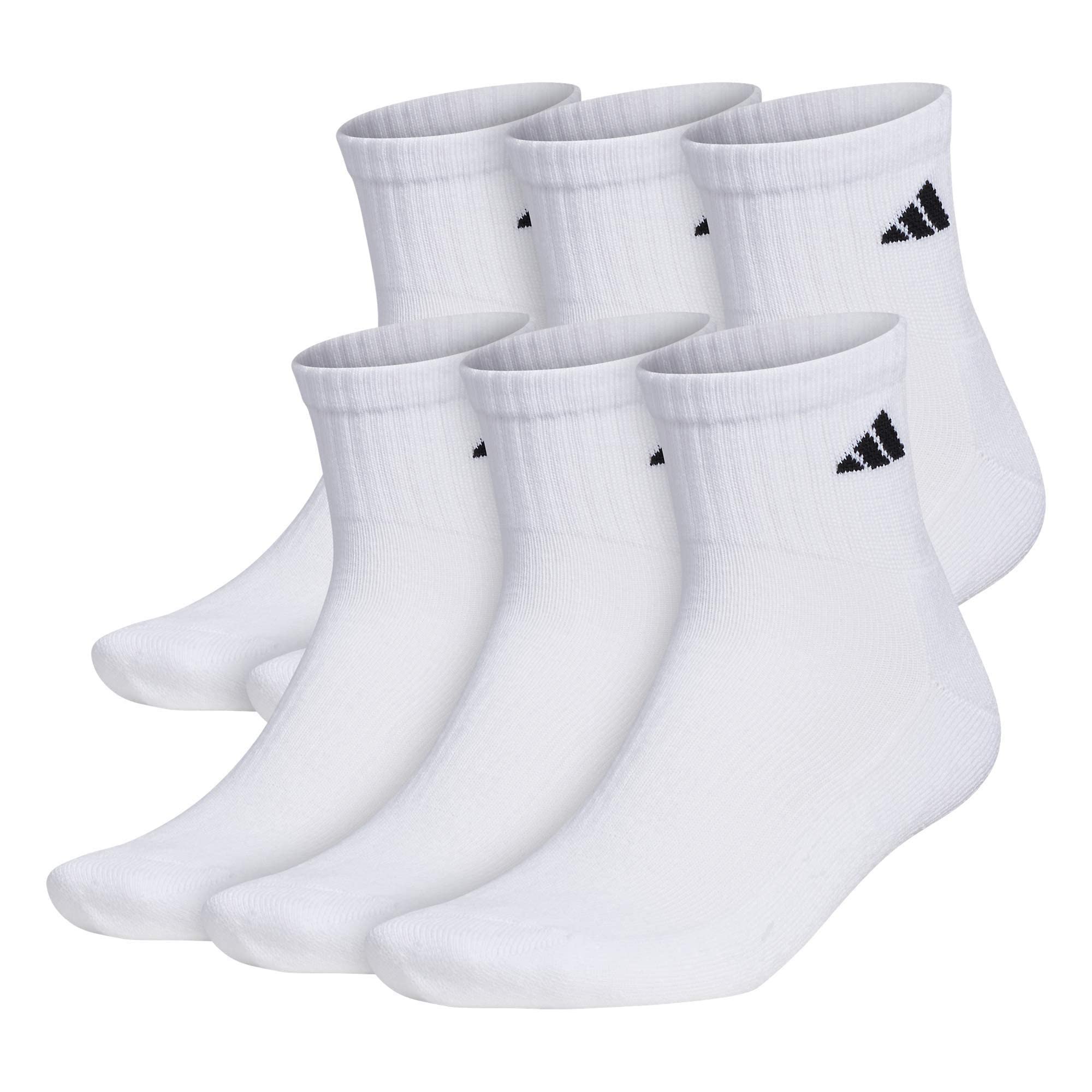 adidas Men's Athletic Cushioned 6-Pack Quarter - Product Image