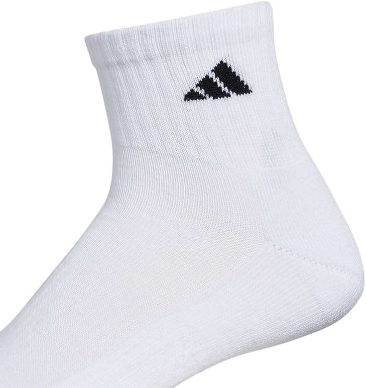 adidas Men's Athletic Cushioned 6-Pack Quarter - Image 3