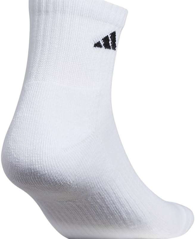 adidas Men's Athletic Cushioned 6-Pack Quarter - Image 5
