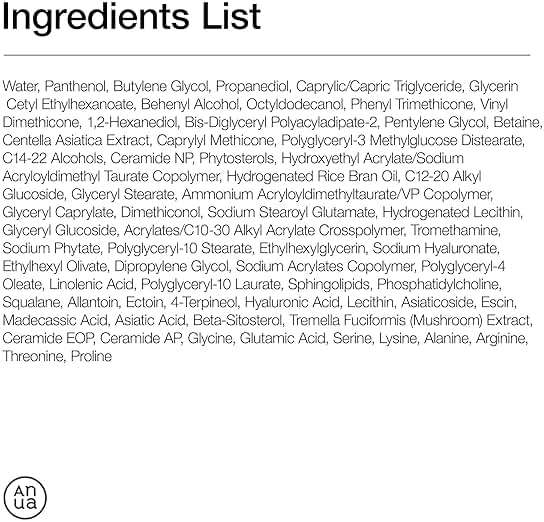 ANUA 3 Ceramide Panthenol Moisture Barrier Cream, Hydrating Daily Face Moisturizer for All Skin Types, Soothing, Non Comedogenic, with Centella for Skin Barrier, Korean Skincare, 3.38 fl oz. - Image 7