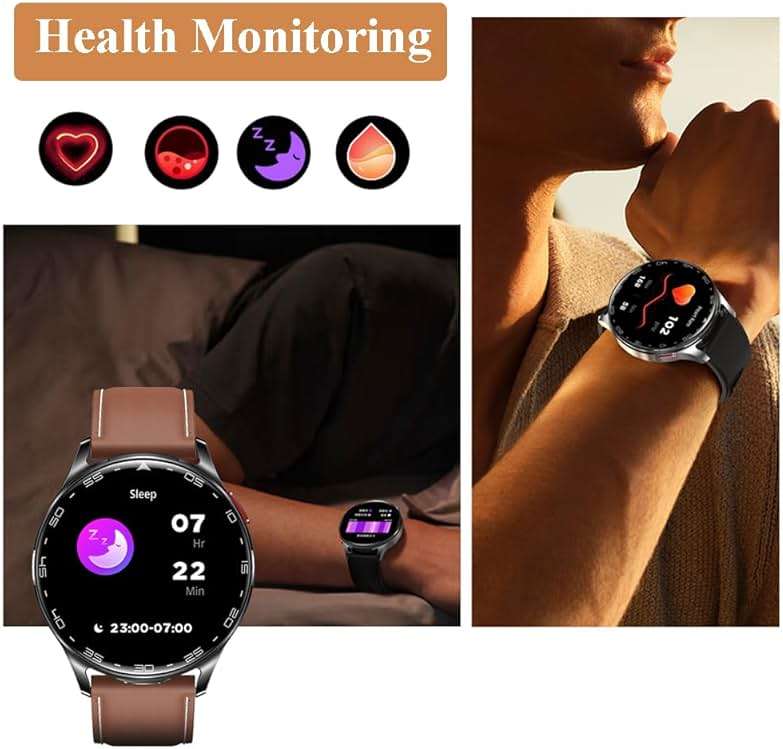 Alliget Smart Watch with Earbuds, 2 in 1 Bluetooth Smartwatch, 1.39" HD IPS Screen Smartwatch for Men Women, Fitness Tracker Long Time Standby Men Women Sports Smart Watch (Pink) - Image 2