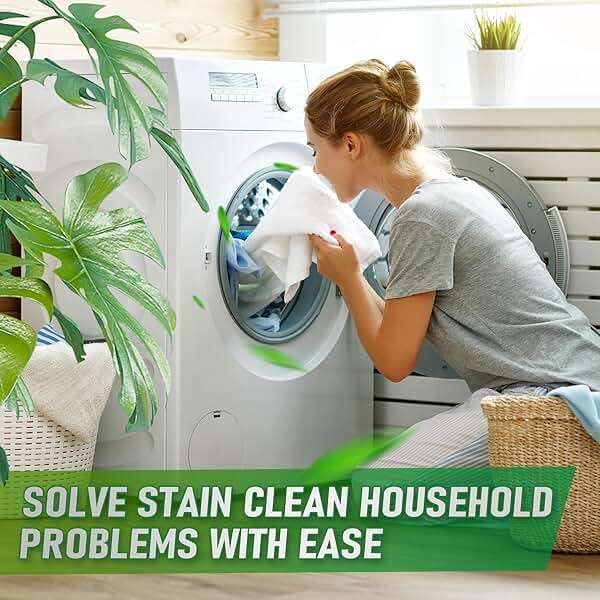 Stain Remover Gel Cleaner, Home Stain Remover Cleaner for Front Loader Washing Machine Black Stain Removal Multi-Surface Stain Cleaning Gel for Bathroom Seals, Grout, Shower & Tile,Caulk,Tub - Image 8