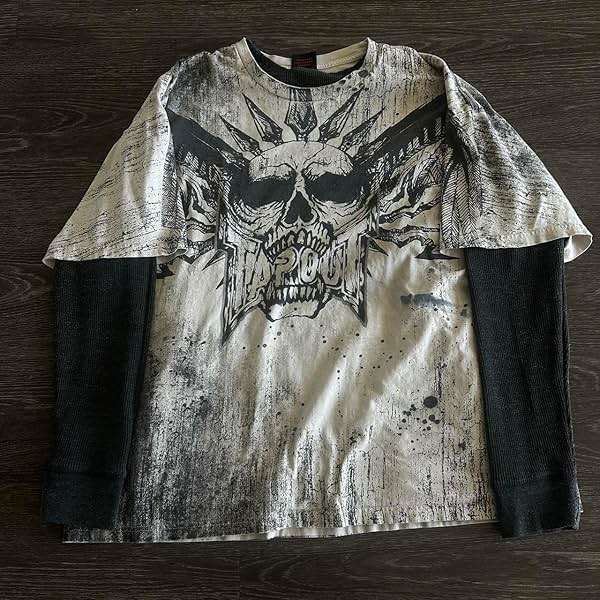 Amiblvowa Women Y2K Grunge T Shirt Emo Aesthetics Graphic Tops Teen Girl Vintage Baggy Goth Tops Harajuku Punk Grunge Clothes - Image 5