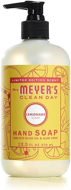 Mrs. MEYER'S CLEAN DAY Hand Soap, Lemonade Scent, 12.5 Fl Oz Bottle - Product Image