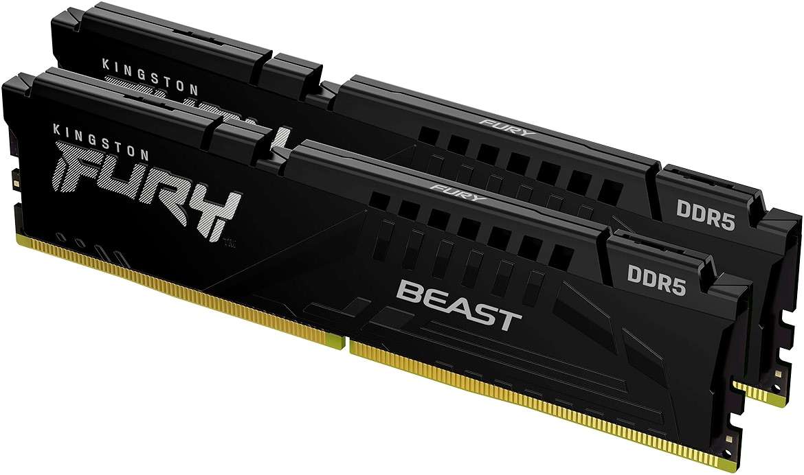 Kingston FURY Beast 16GB (2x16GB) 6000MT/s DDR5 CL36 Desktop Memory | AMD EXPO | Kit of 2| KF560C36BBE2K2-32 - Image 1