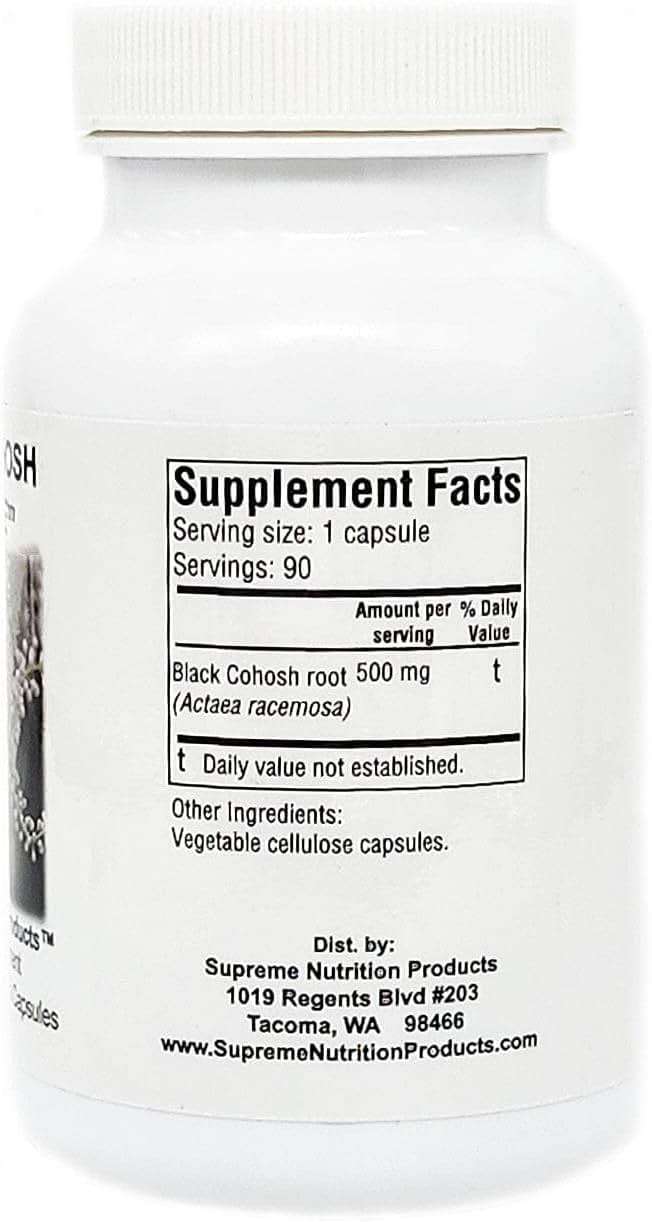Supreme Nutrition Black Cohosh Supreme, 90 Pure Vegetarian Capsules - Image 2