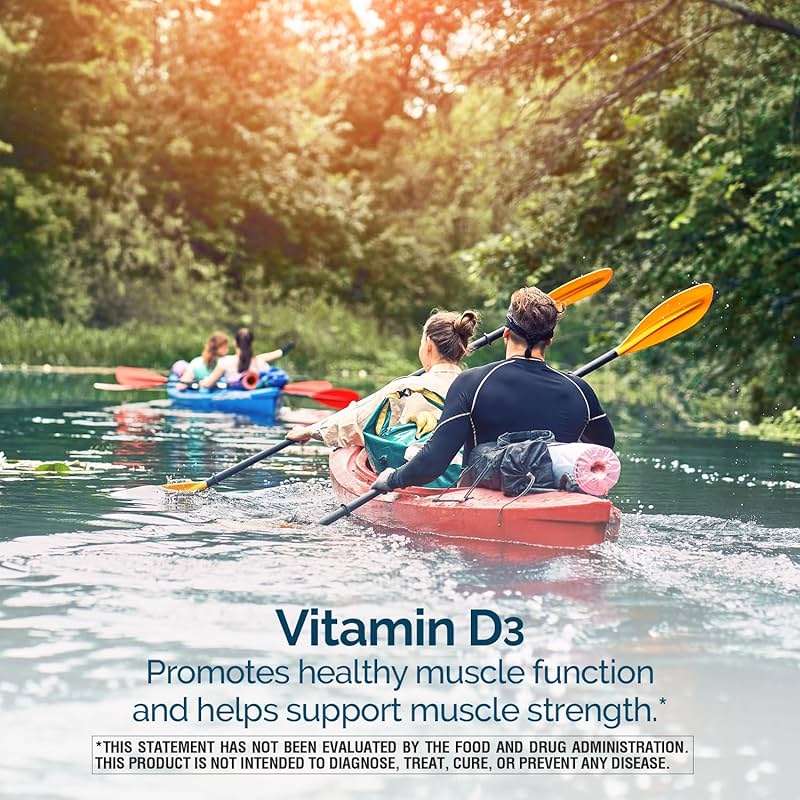 Nature's Wonder Vitamin D3 5000iu (125mcg) High Potency, Dietary Supplement to Support Bone Health and Immune System, Gluten Free, 360 Softgels, 1 Year Supply - Image 4