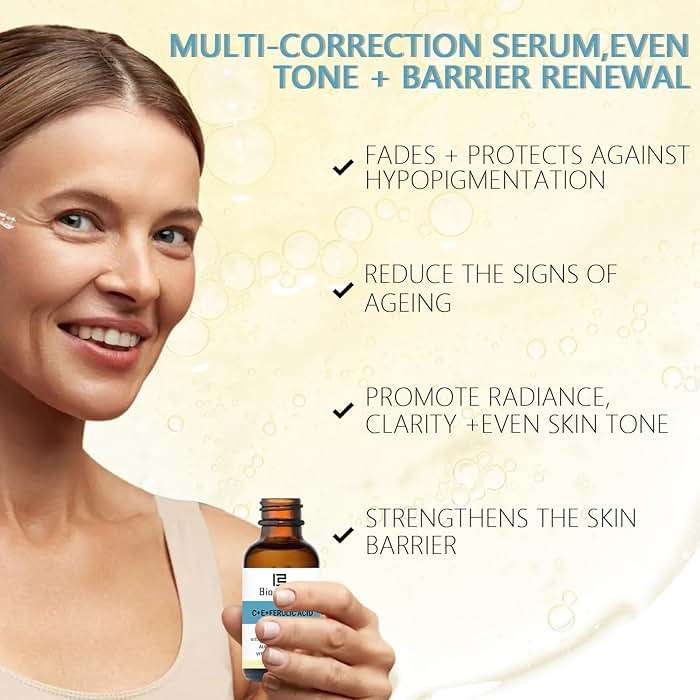Bioglossy Vitamin CE Ferulic Acid Serum 20% Vitamin C Serum + Vitamin E & Hyaluronic Acid - Skin Moisturizer Face Dark Spot Corrector and Anti Aging 30ml / 1 fl.oz - Image 4