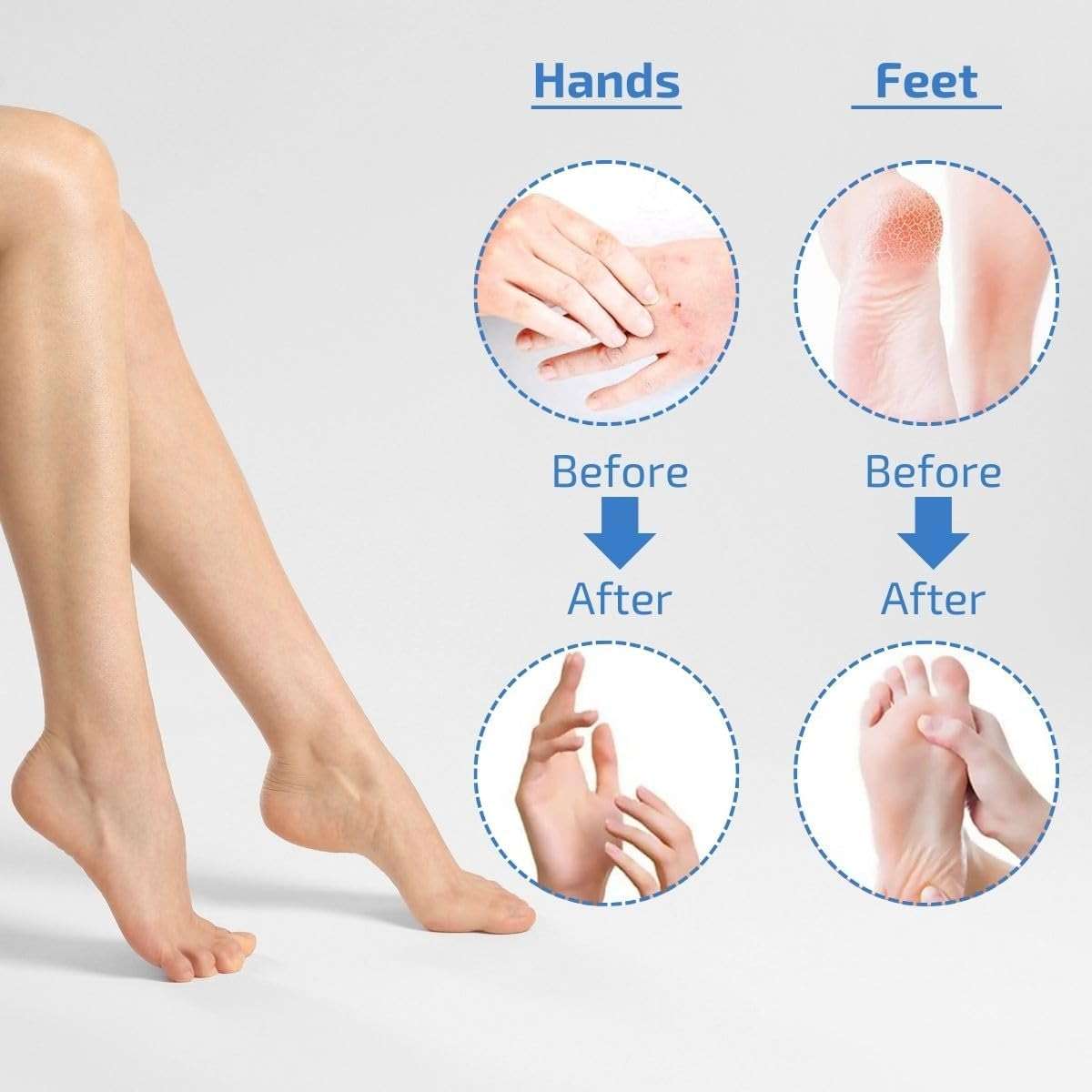 TP Plastic Paraffin Wax Bags for Hands and Feet 684 Count, 12" x 19" Disposable Plastic Liners for Paraffin Wax Machine, Bath Gloves and Socks Covers for Hand Foot Spa Treatment, Moisturizing Use - Image 6
