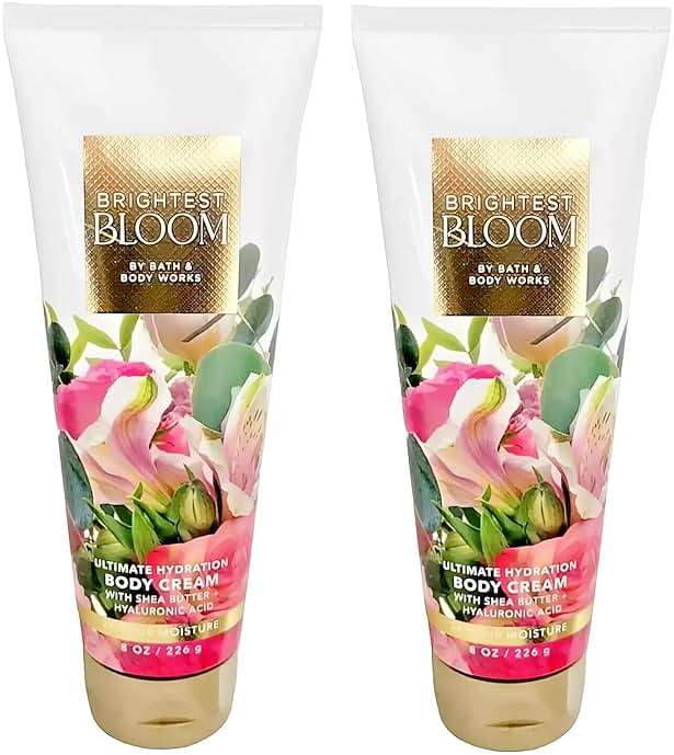 Bath & Body Works Brightest Bloom Ultimate Hydration Body Cream 8 Ounces Pack of 2 - Image 3