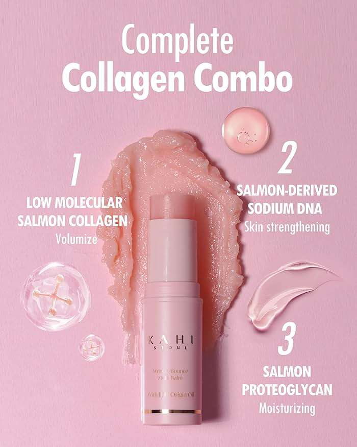 KAHI Wrinkle Bounce Multi Balm Stick | PDRN Collagen Wrinkle Stick | Korean Skin Care |All-in-One Hydrating Lip Balm Eye Cream Neck Cream Make Up Base & Face Mist Moisture Balm - Image 4
