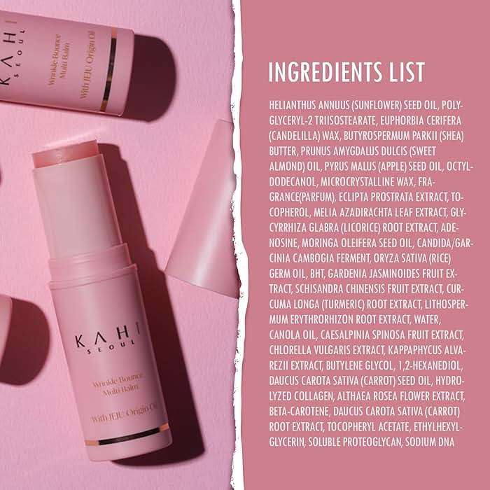 KAHI Wrinkle Bounce Multi Balm Stick | PDRN Collagen Wrinkle Stick | Korean Skin Care |All-in-One Hydrating Lip Balm Eye Cream Neck Cream Make Up Base & Face Mist Moisture Balm - Image 9