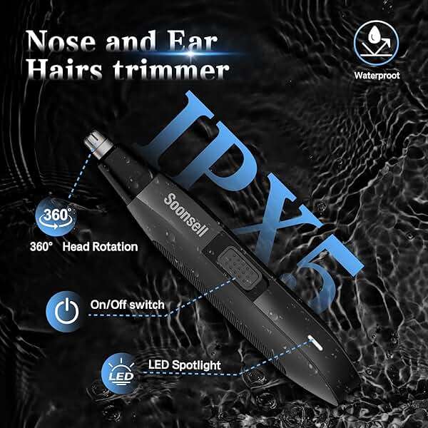 Soonsell Manscape Beard Trimmer for Men,Body Hair Trimmer for Men,4 IN1 Men's Grooming Kit,LED Display,Waterproof,Wet/Dry Trimmer - Image 5