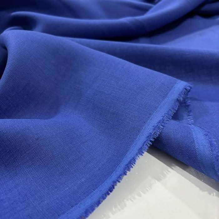 100% Linen Fabric Royal Blue European Linen, Dress-Clothing-Skirt Fabric, Home Textile(1.64 Yards or 59 inch Width) - Image 6