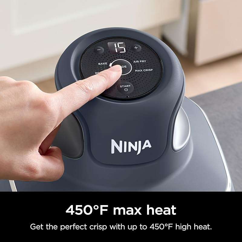 Ninja Crispi 4 in 1 Glass Air Fryer, 450°F, Non Toxic, 4QT and 6 Cup Containers with Lids, Dishwasher Safe, Cyberspace Gray, 1 Count, FN101GY - Image 12