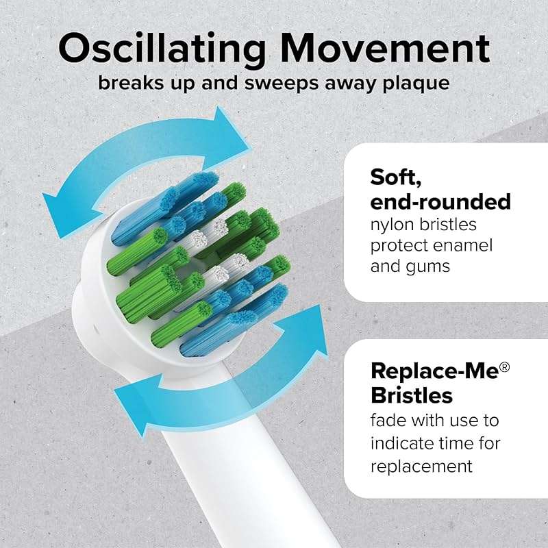 REACH Universal Replacement Toothbrush Heads, Fits Oral-B Electric Toothbrushes, 8 Count - Image 3