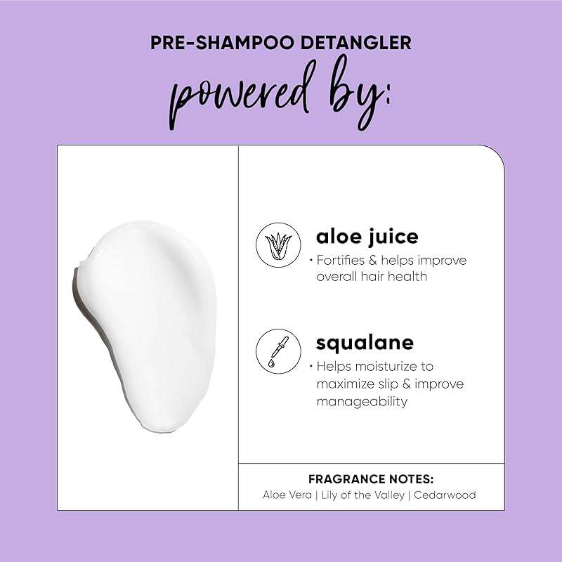 HASK Mega Slip Pre-Shampoo Detangler with Aloe Juice & Squalane for Wavy, Curly, Coily & Kinky Hair, Moisturizes, Adds Slip, Reduces Breakage, Vegan, Sulfate-Free, Cruelty-Free – 12 fl oz - Image 3