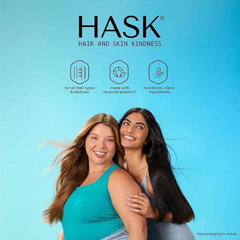 HASK Mega Slip Pre-Shampoo Detangler with Aloe Juice & Squalane for Wavy, Curly, Coily & Kinky Hair, Moisturizes, Adds Slip, Reduces Breakage, Vegan, Sulfate-Free, Cruelty-Free – 12 fl oz - Image 6