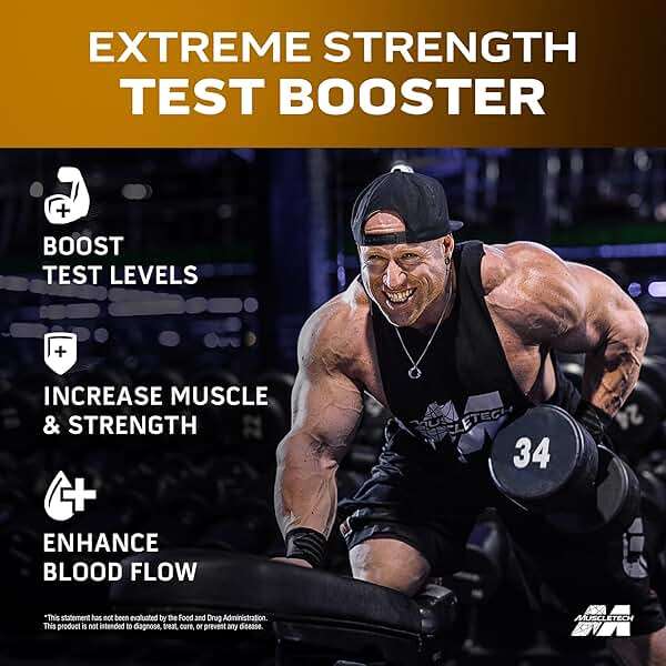 MuscleTech Testosterone Booster for Men, AlphaTest (150 Capsules) - Workout Testosterone Supplement for Men - Sports Nutrition Testosterone Booster for Endurance, Strength & Muscle Builder - Image 2