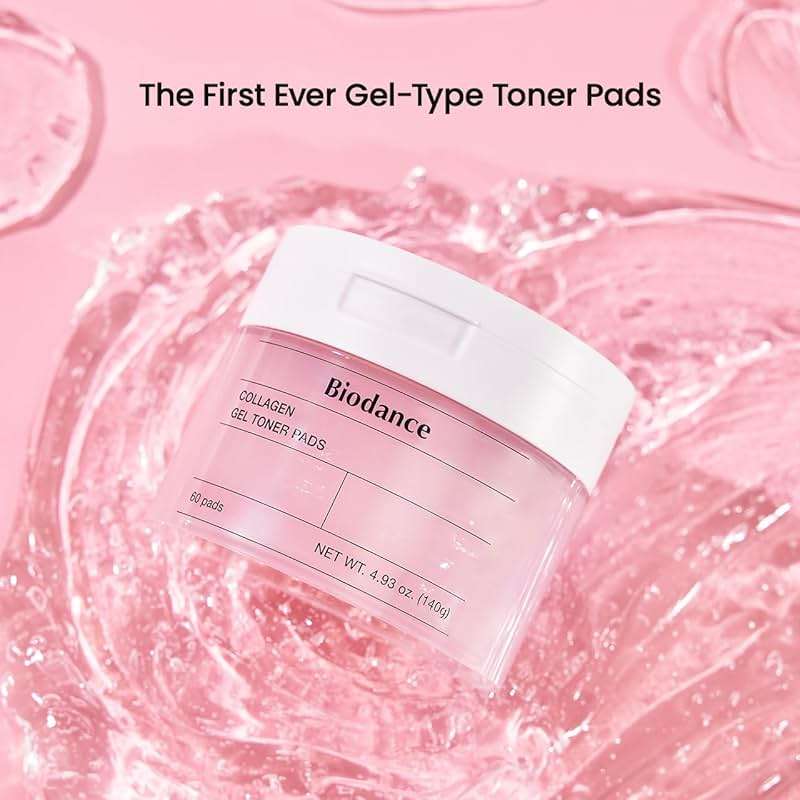 Biodance Collagen Gel Toner Pads, Pore Minimizer for Face, Improving Elasticity, Plumping Toner Pads for Sensitive Skin, Pre-Soaked Pads, Korean Skin Care, Mothers Day Giftsㅣ60 Pads - Image 2
