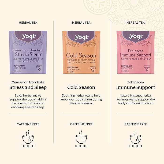 Organic Sampler Gift Box-5 Tea Bags per Flavor (45 Tea Bags)-Delicious Wellness Immunity Teas-9 Herbal Teas-Caffeine-Free Tea Variety Pack-Tea Gift Set - Image 5