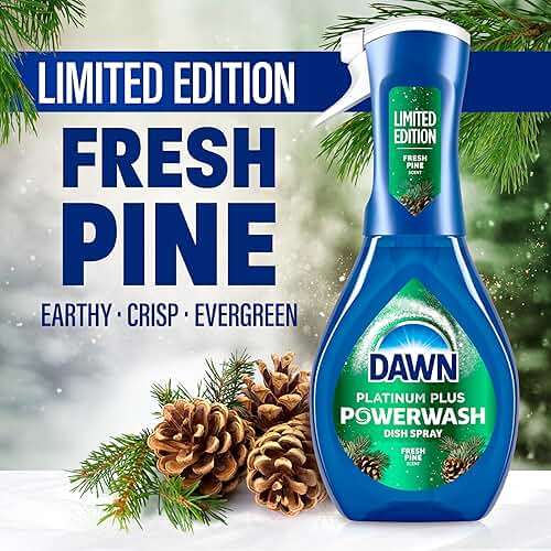Dawn Powerwash Spray, Dish Soap, Dishwashing Liquid, Cleaning Supplies, Fresh Pine, 1 Starter Kit, 16 Fl Oz - Image 2