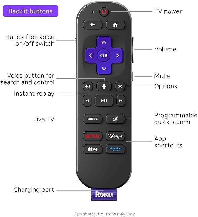 Roku Ultra - Ultimate Streaming Player - 4K Streaming Device for TV with HDR10+, Dolby Vision & Atmos - Bluetooth & Wi-Fi 6 - Rechargeable Voice Remote Pro with Backlit Buttons - Free & Live TV - Image 7
