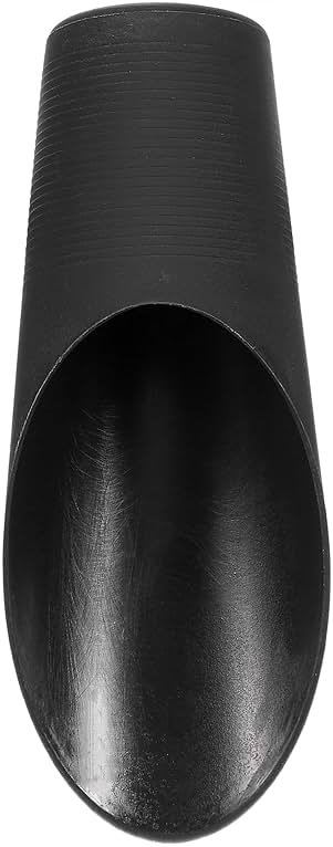 HARFINGTON Bonsai Soil Scoop 6.3" x 1.8" Plastic Colorful Mini Garden Shovel Cultivation Digging Transplanting Tools for Plant Flower Succulent Coffee Beans, Black - Product Image